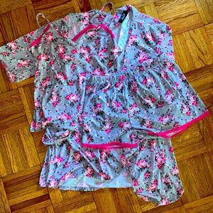Three piece Nighty Set